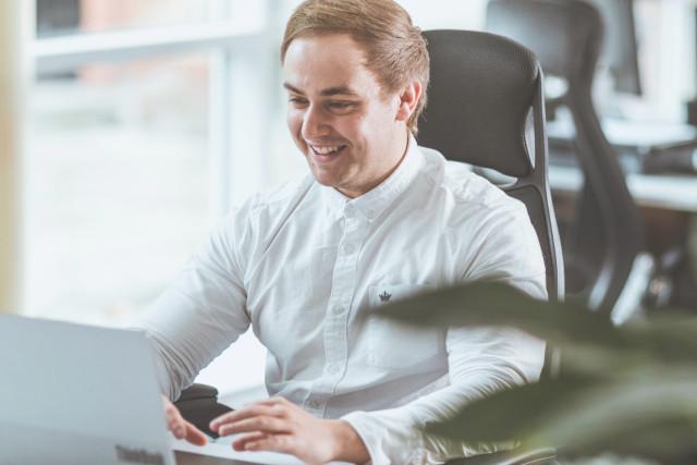 Man in an office